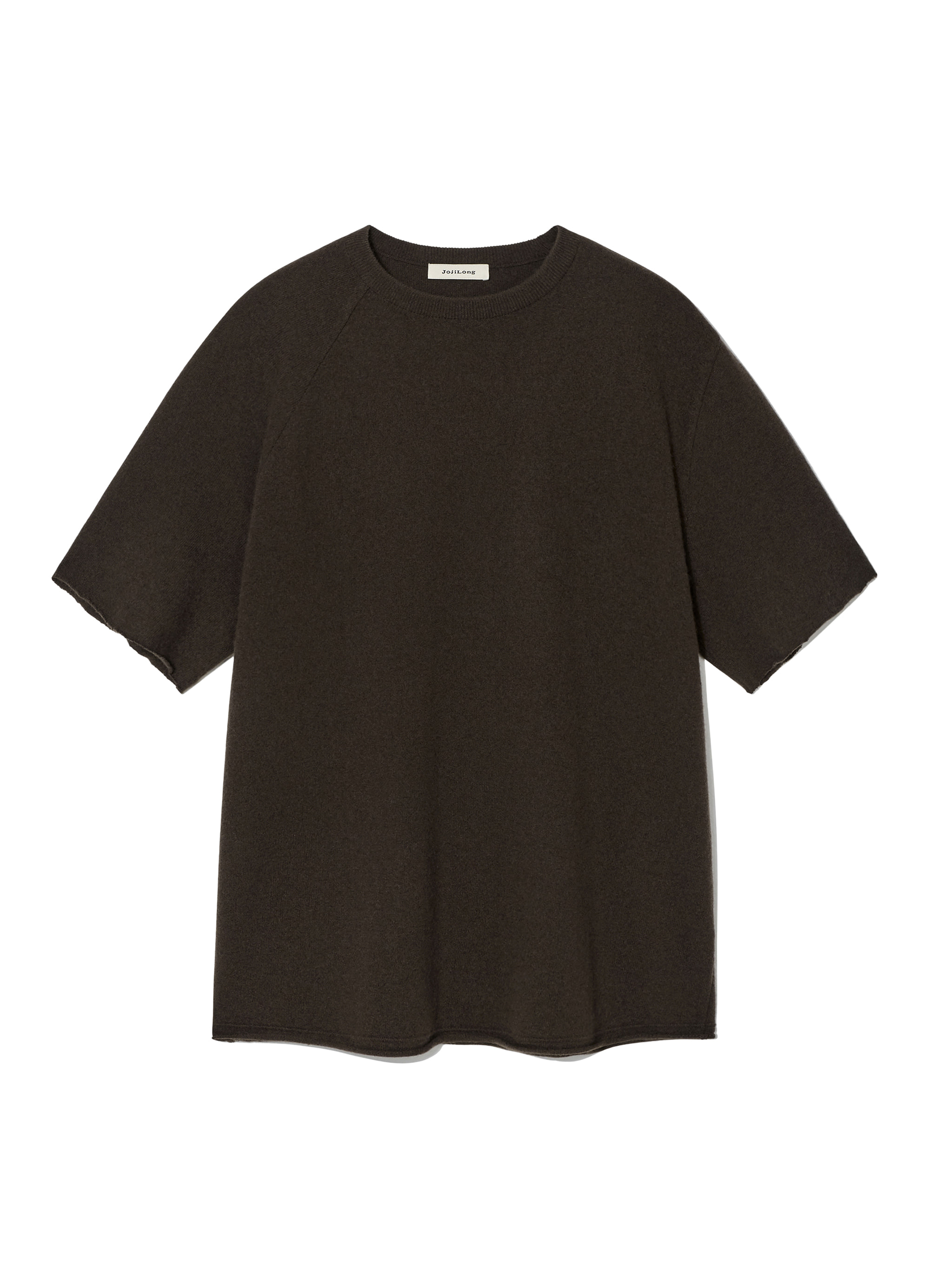 101 CASHMERE DISTRESSED SLEEVE KNIT - BROWN