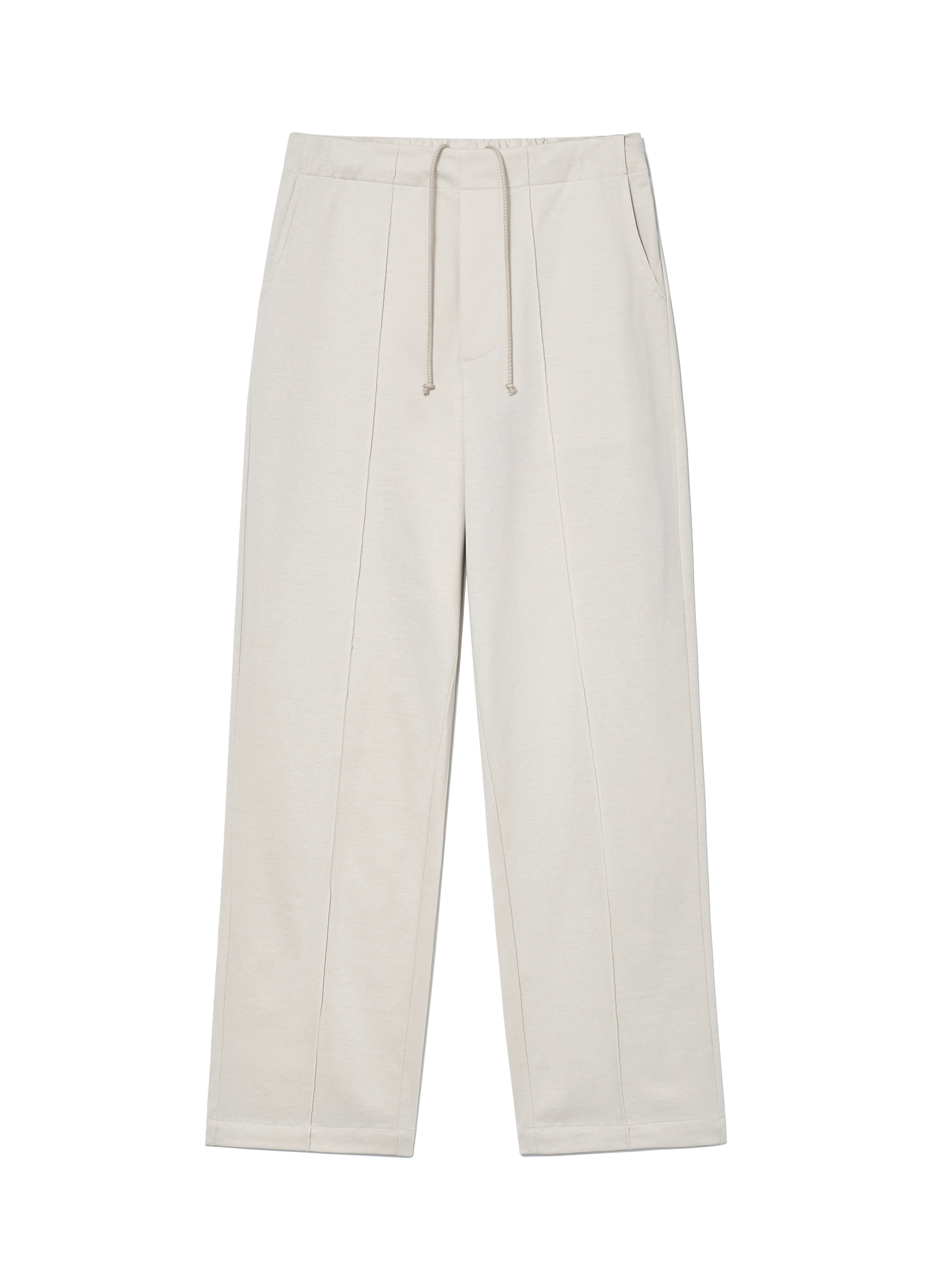 090 PIN TUCK JERSEY BAND PANT BEIGE